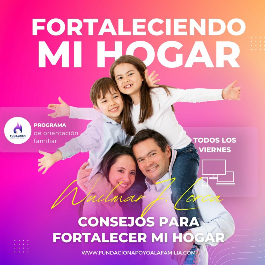 Portada - Podcast - Fortaleciendo mi hogar - Fundacion Apoyo a la Familia - Voz Wuilmar J Lorca